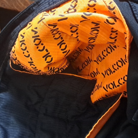 Mens genuine VOLCOM Stone-Age BORKEN skate pants Chino black relaxed 32/32 - Picture 11 of 11